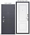 картинка Дверь мет. Гарда 2МДФ белый софт (860мм) левая/ФЙ от магазина ТНП