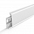 картинка Плинтус напольный 70мм 2,2м "Деконика", 001 Белый (20шт) от магазина ТНП