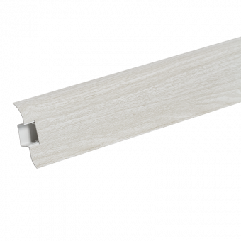 картинка Плинтус напольный 55мм 2,5м "Идеал Комфорт", 252 Ясень белый от магазина ТНП
