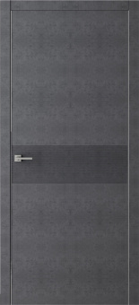 картинка LINE 02 полотно дверное ПВХ 700 бетон темный от магазина ТНП