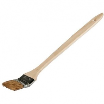 картинка Кисть радиаторная 1,5", натуральная щетина, деревянная ручка// MTX от магазина ТНП