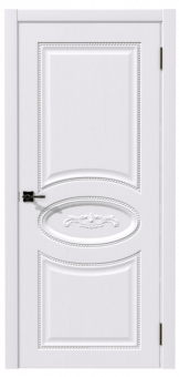 картинка Дверное полотно глухое ПВХ Валенсия Ясень белый  600мм от магазина ТНП