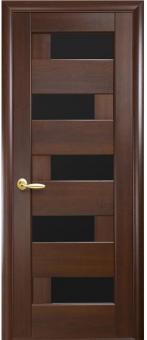 картинка Дверное полотно МДФ ПВХ Ностра BLK P6kn (2000x600x40 мм) от магазина ТНП