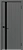 картинка Дверное полотно остекленное Степс Софт тач (серый), ст.черное, 700мм от магазина ТНП