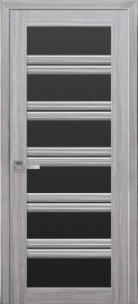 картинка Дверное полотно МДФ Smart Итальяно Ven С2-6perA(серебро) +BLK (2000x600x40 мм) от магазина ТНП