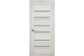 картинка Дверное полотно МДФ Smart Итальяно Ven С1-8perB(белый) +BR (2000x800x40 мм) от магазина ТНП